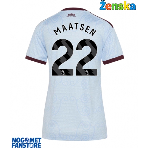 Aston Villa Ian Maatsen #22 Rezervni Dres za Ženska 2026-27 Kratak Rukav